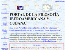Tablet Screenshot of filosofiacuba.com